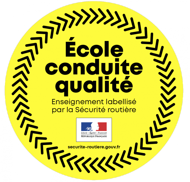Label École conduite qualité - Auto-école 6ème Avenue Bourg-en-Bresse